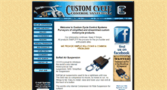 Desktop Screenshot of customcyclecontrols.com
